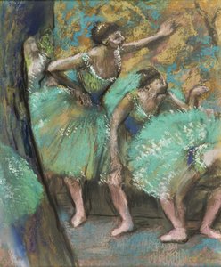 ダンサー、1898（ボード上の紙にパステル） 作： Edgar Degas